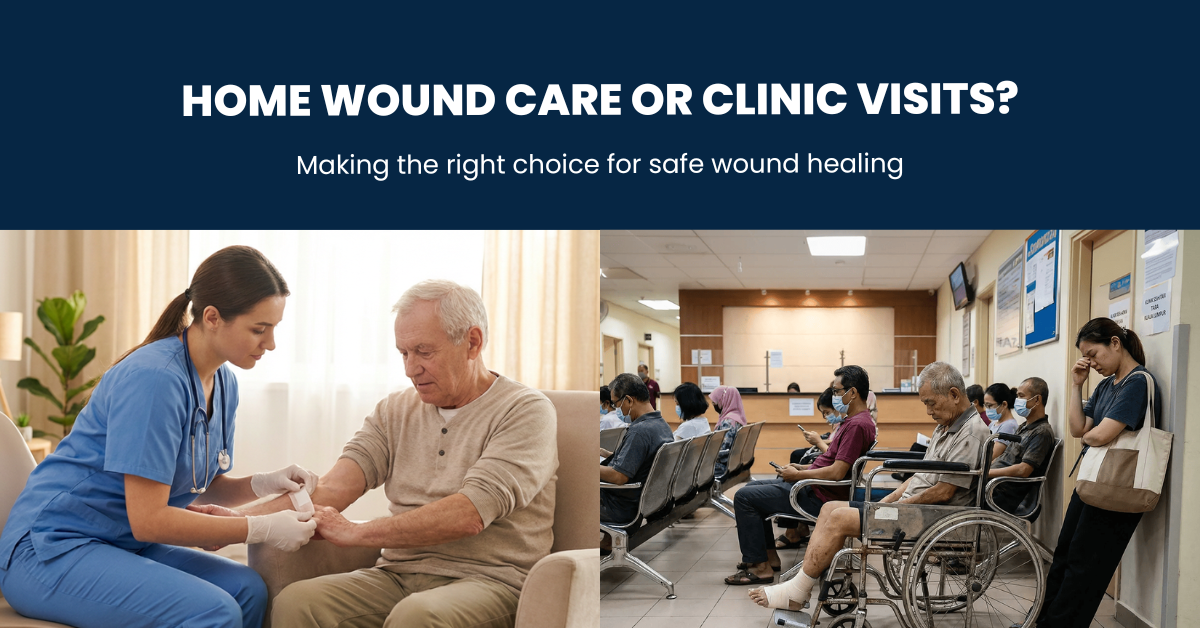 Home Wound Care or Clinic Visits - Making the right choice for safe wound healing